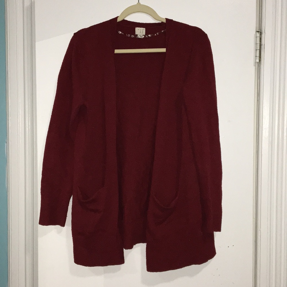 Red Cardigan from a new day